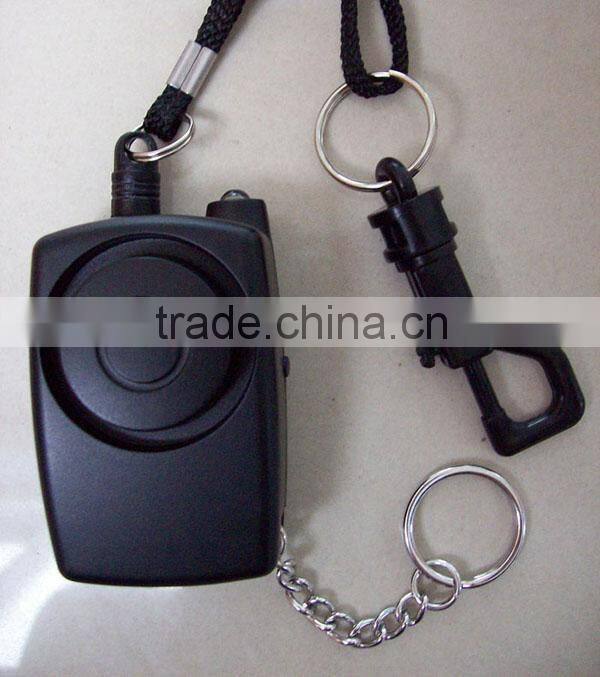 Personal alarm with 5mm LED light/Keychain for children and ladies