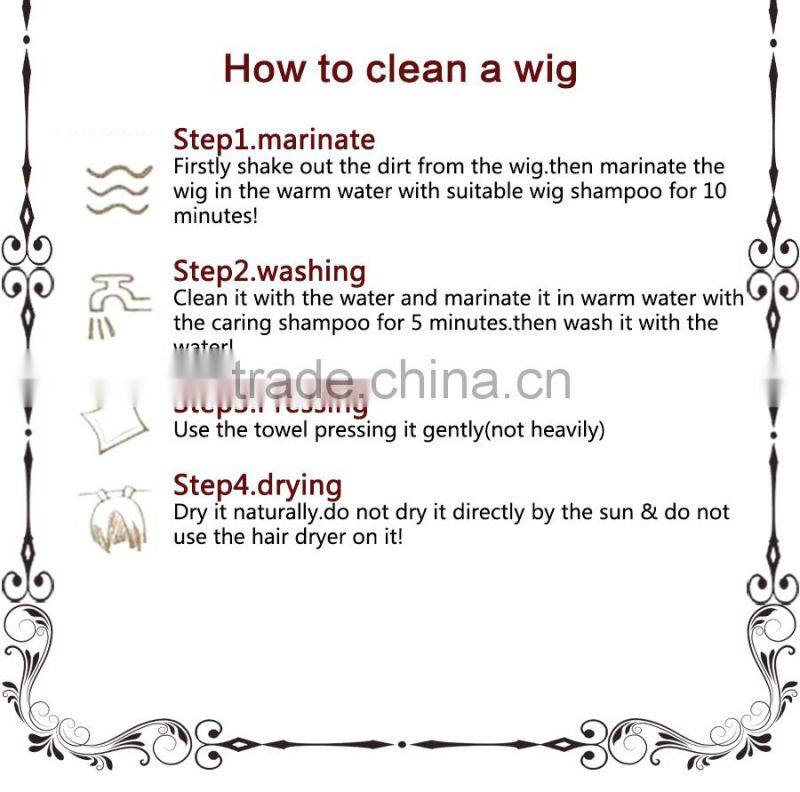 Simple impressive natural brown and blonde flicker wigs