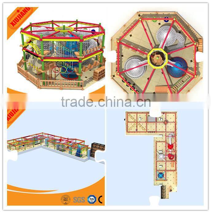 Indoor adventure playground equipment with time tunnel for amuse park(XJ-RCA9)