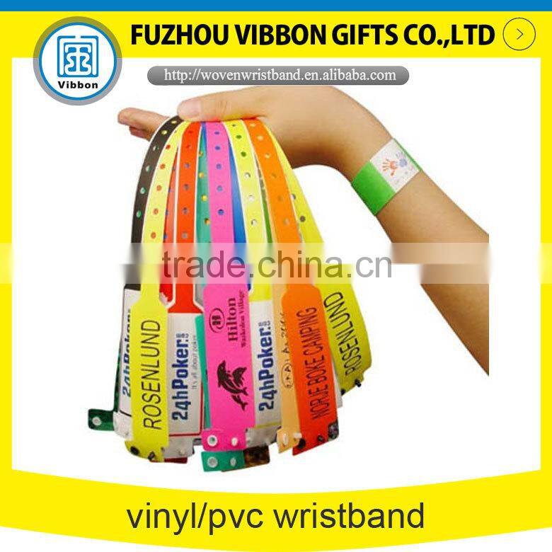 bulk cheap pvc slap bracelet for events and festivals