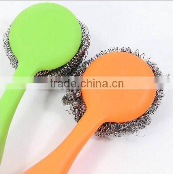 Plastic & Stainless Steel Wire Kitchen Pot Brush