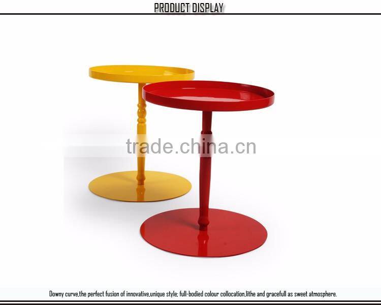 Indoor Home Furniture Metal Frame Side Tables Corner Table