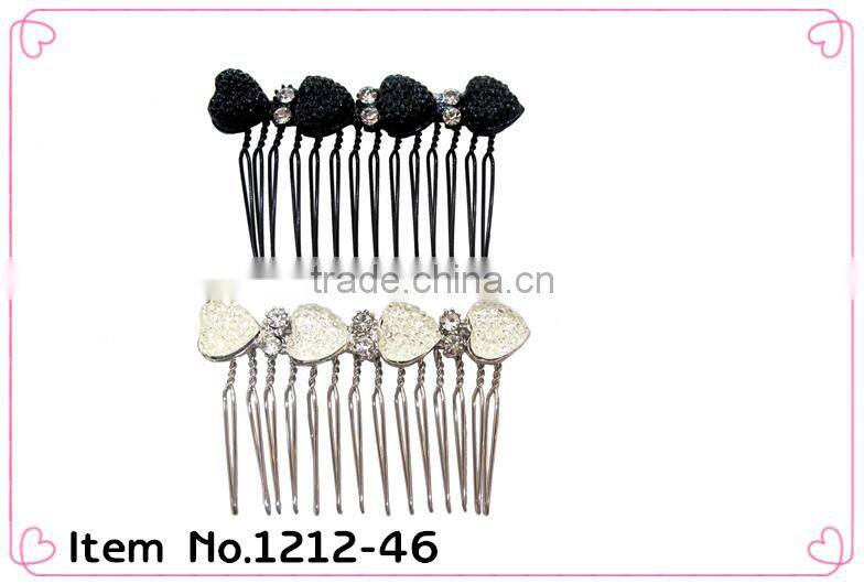 Hot sale!!!silver titanic butterfly hair combs