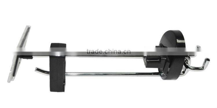 Hot Sale pegboards anti-theft hanging display hook with price tag and magnet key