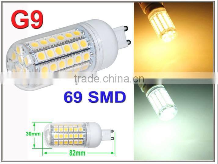 high lumen led corn light E27/E14/G9/GU10 base g9 led 8w