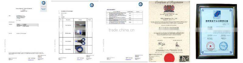 SH13015WOT-2016 New design professional 5" coated black titanium blade office scissors with PP+TPR handle