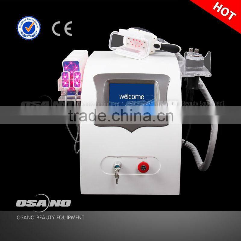 Hot sale portable lipo cavitation/vacuum/rf/laser/lipolysis body slim