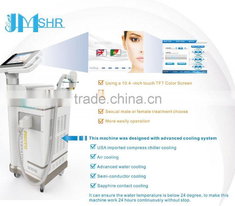 Fast permanent hair removal machine 808nm diode laser