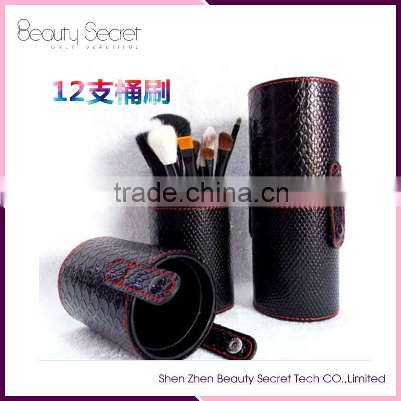 High quality private logo luxurious brush pot make up brush set