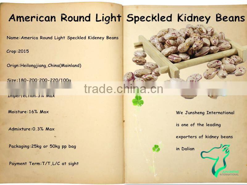 Round Rose Coco Beans Light Speckeld Kidney Beans Of 2016 Crop
