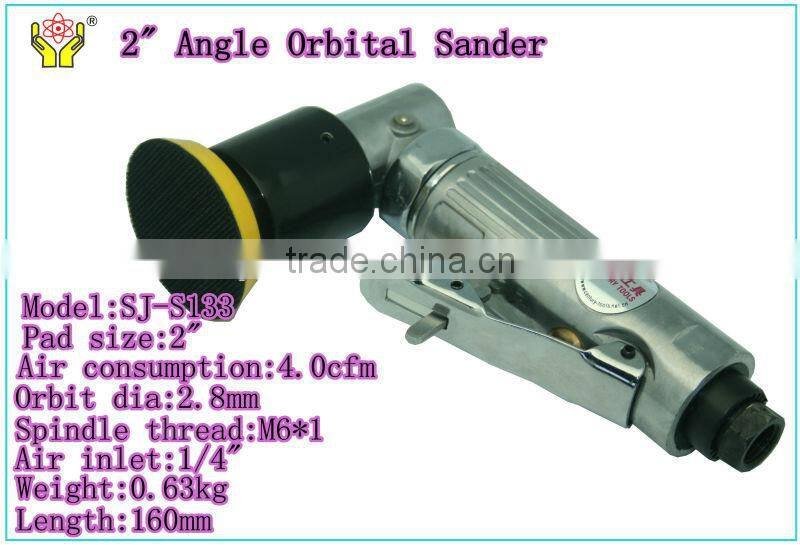 Lightweight straight line air sander