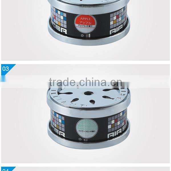 2015 hotel solid car scents tin air freshener
