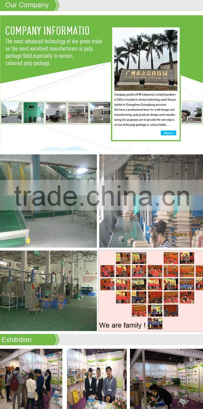 8 cell biodegradable molded cheap cardboard empty egg boxes cartons for sale