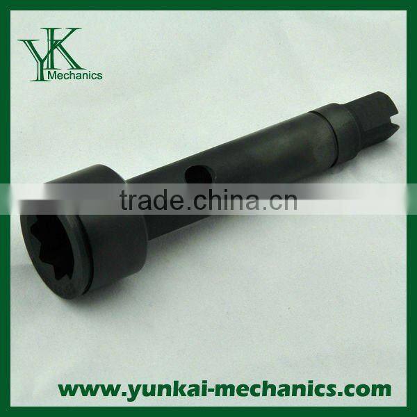 Hard anodizing, black anodizing CNC machining part, turning parts, spare part, spare shaft for boat motor