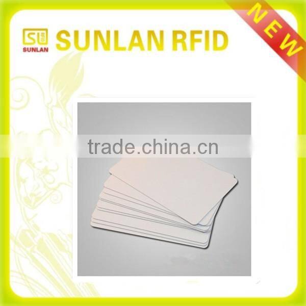 0.4-0.5mm thickness 125khz em4200 RFID plastic rigid white pvc sheet for card making,blank cards(professional manufacturer)