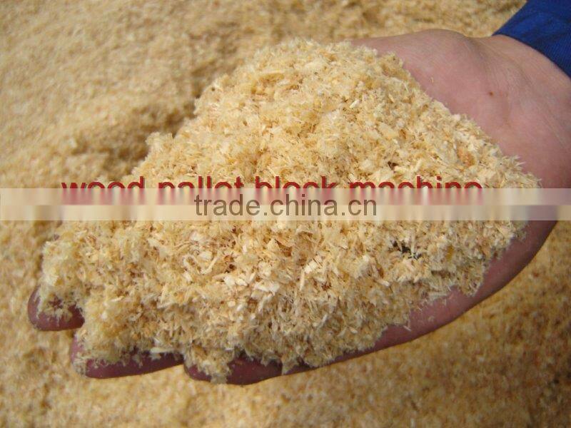 Press wood pallet block machine