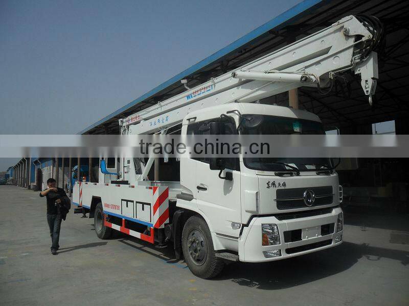 top quality with dongfeng chassis High-altitude working cart