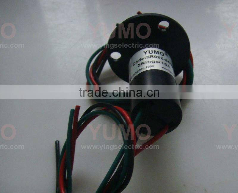 SR022 rotary joint SR022-24 3P 3rings 15A capsule slip ring