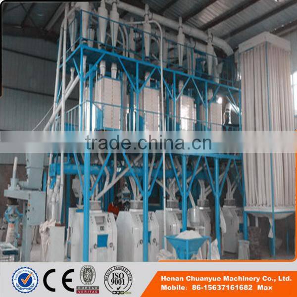 High efficiency automatic control 30T wheat flour production line