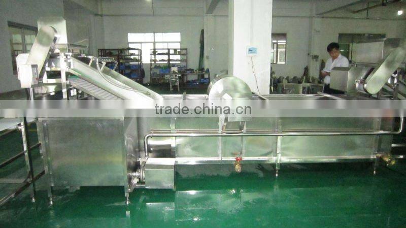 Washing cutting vegetable production line (video)