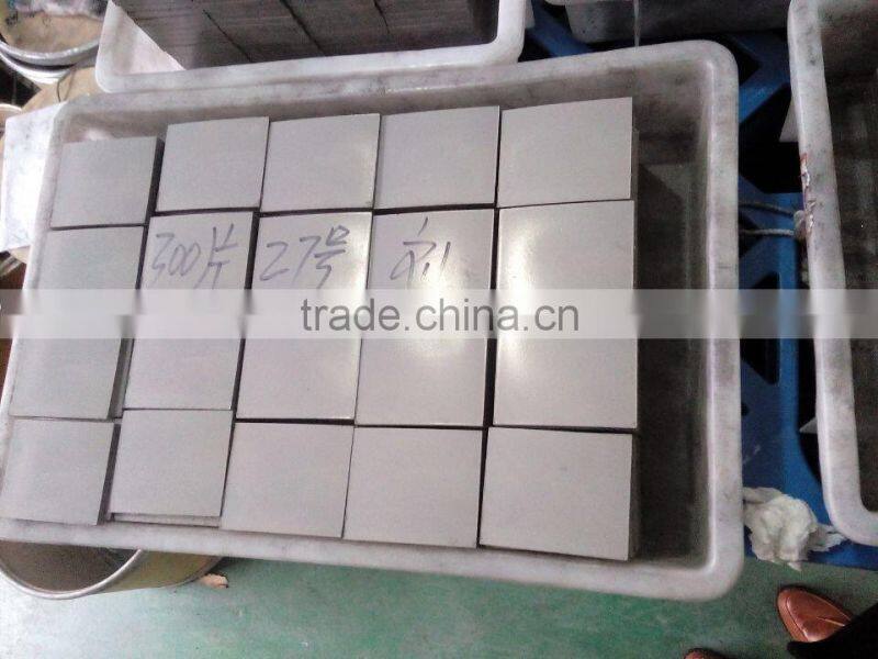 suqare boron carbide plate for tactical use 100*100*R400
