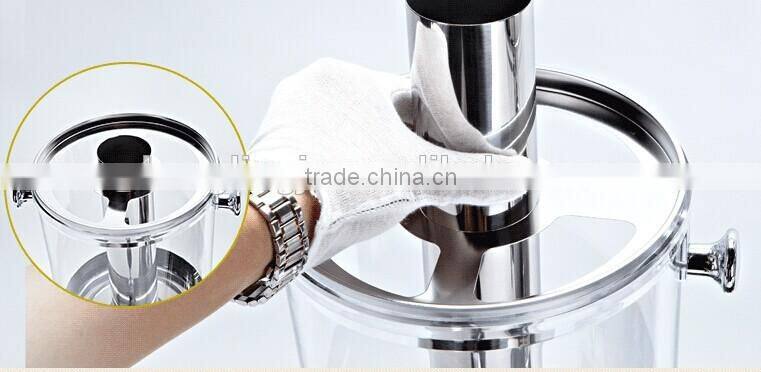 8L Stainless Steel Gilded Dispenser for Milk Beer Juice