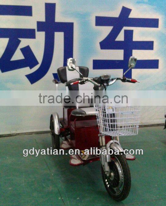 Chinese cheaper Double-seat disabled Tricycle