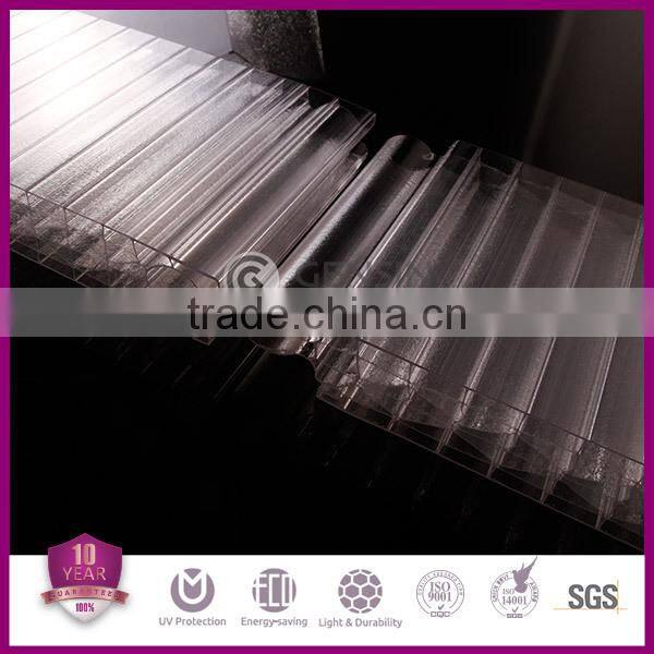 40mm polycarbonate sheet/ pc plug-pattern sheet/multiwall polycarboante sheet