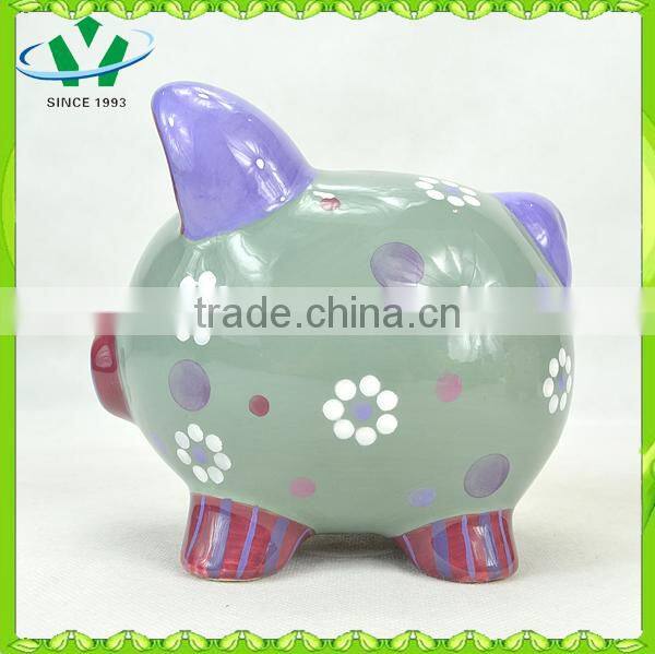 Wholesale ceramic pig animal shape piggy banks for sale