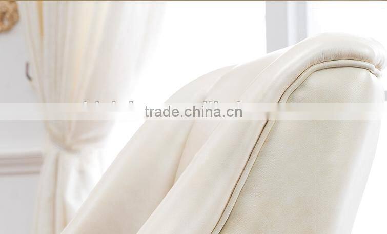 Consice design purple leather leisure chair