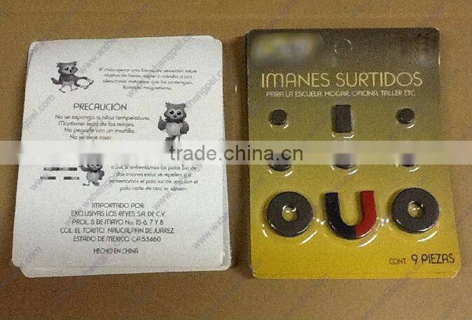 Alnico teaching magnet teaching magnet/educational magnets/alnico magnet