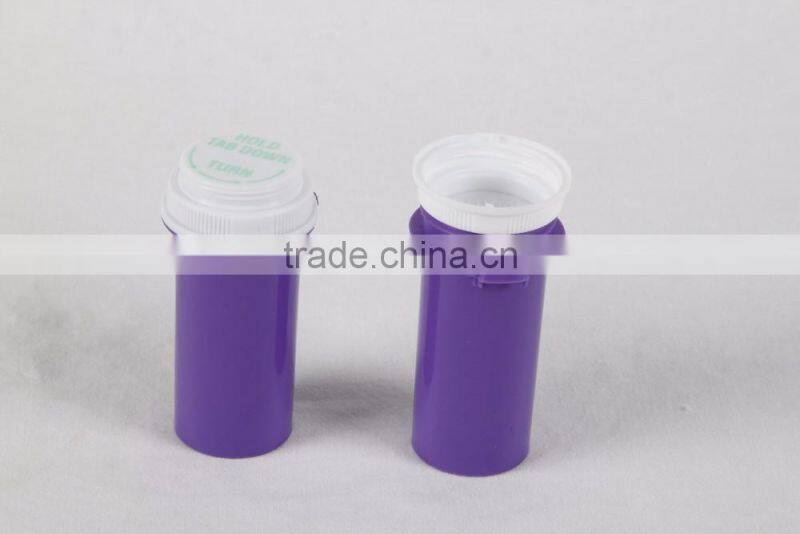 Pop Top Plastic Colorful Marijuana Vials Joint Tubes