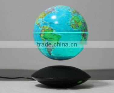 Cool Invention! Maglev Floating Global With Light Up Glow Stick