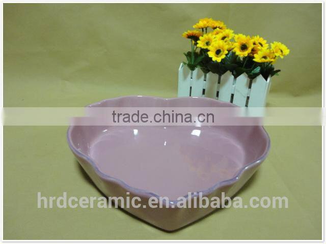 Chinese wholesale colorful heart shaped bakeware set