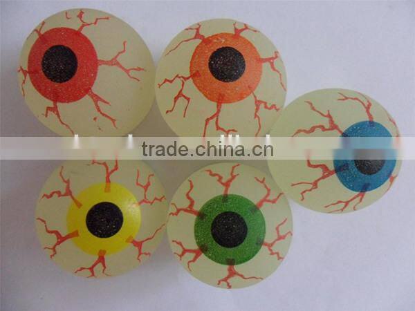 Halloween gift 4.3cm rubber eye ball bouncing ball