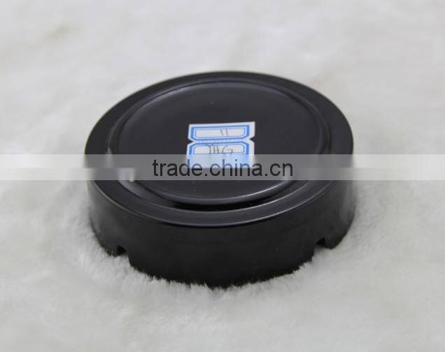 glass ashtray with logo and decoration firing