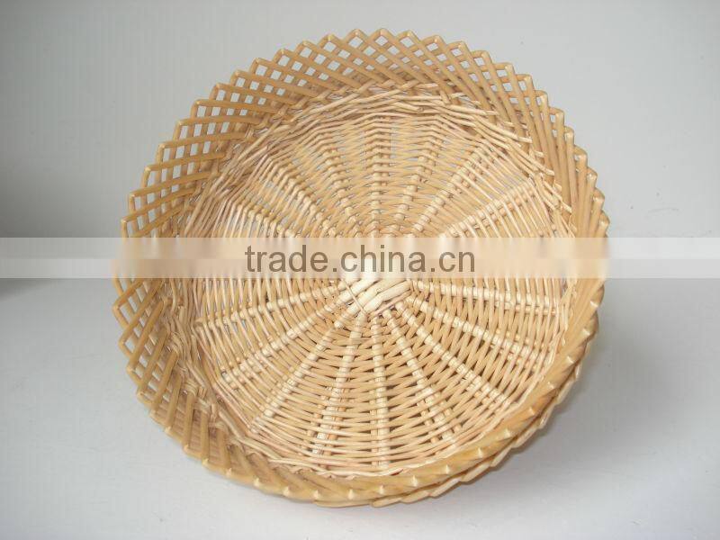 natural color wicker fruit basket