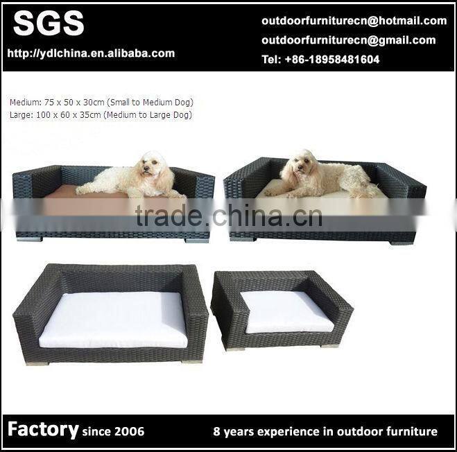 rattan pet furniture dog bed