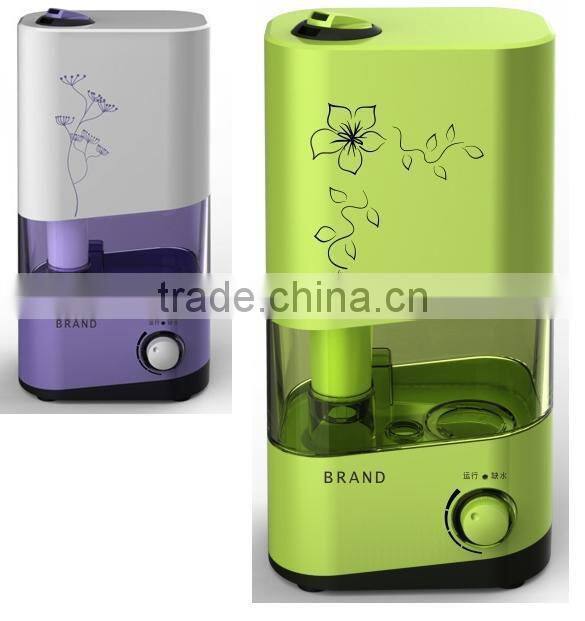 Big Capacity Home Cool Mist Maker Double Spraying Nozzles tabletop humidifier