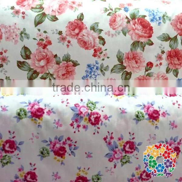 Wholesale Cheap Floral Cotton Fabric Colorful Printed Cotton Fabric 100% Cotton Fabric