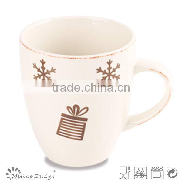 two tone porcelain mug porcelain mug new design christmas design