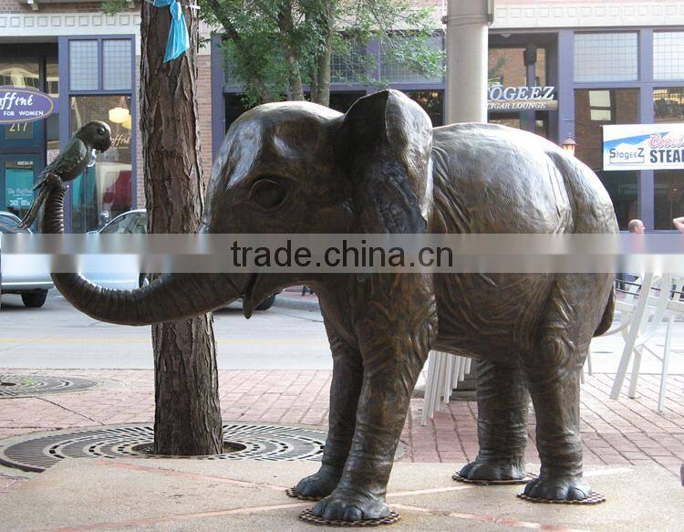 bronze foundry outdoor garden antique bronze elephant sculpture