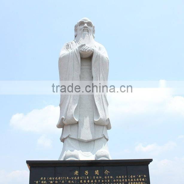 outdoor decoration high quality chinese stone garden statue fo lao zi