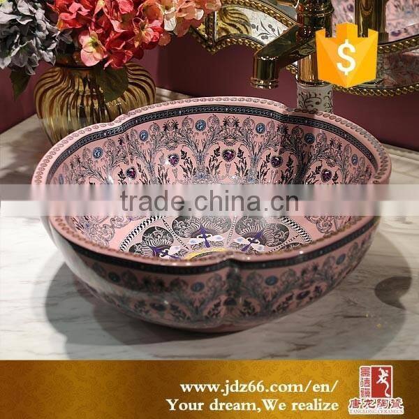 Bathroom Vanities Counter Top Ceramic Sink Wash Basin