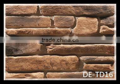High grade exterior textured stone veneer, cultured stone wall decoration