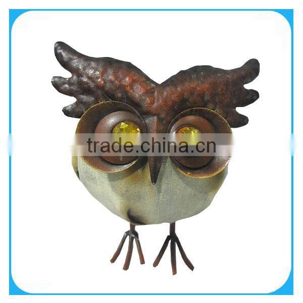 metal owl wine holder