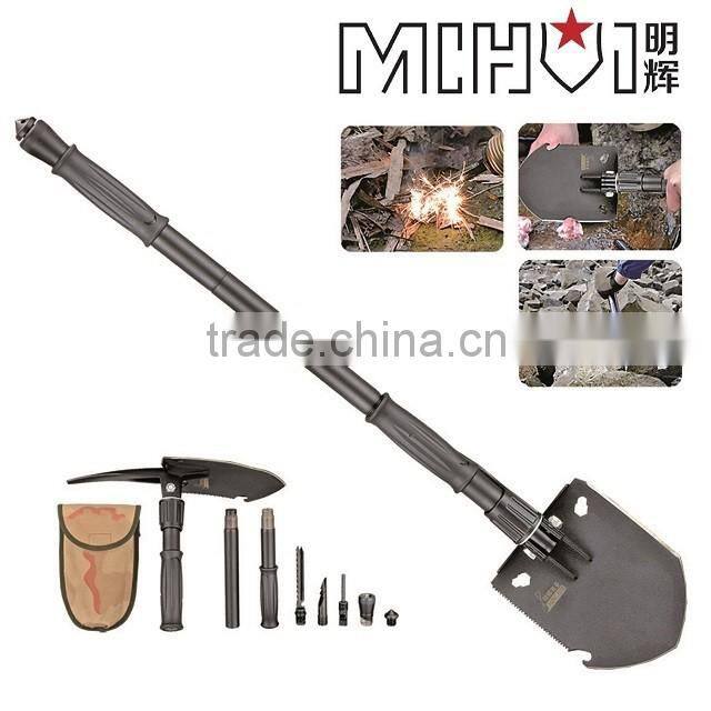 Multi Purpose Survival shovel multifunction Folding outdoor Shovel