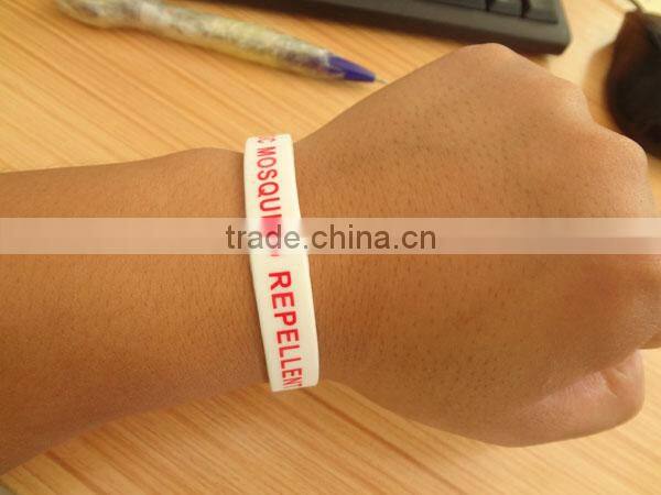 inkfilled adult size 1 inch silicone wristbands