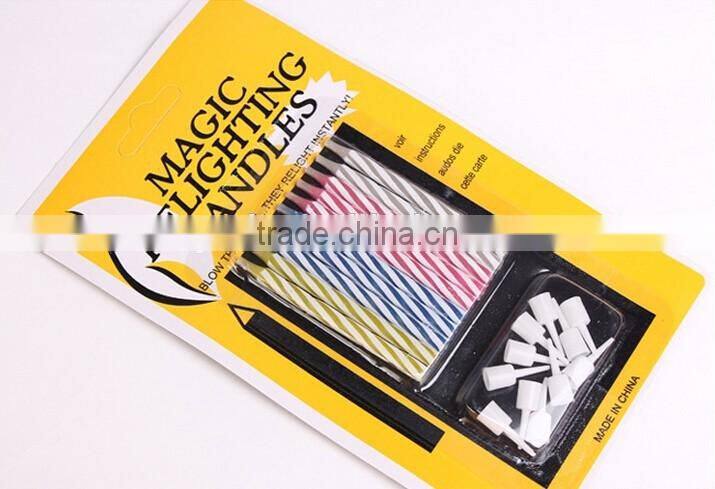 Colour Screw Thread Birthday Candle Wholesale