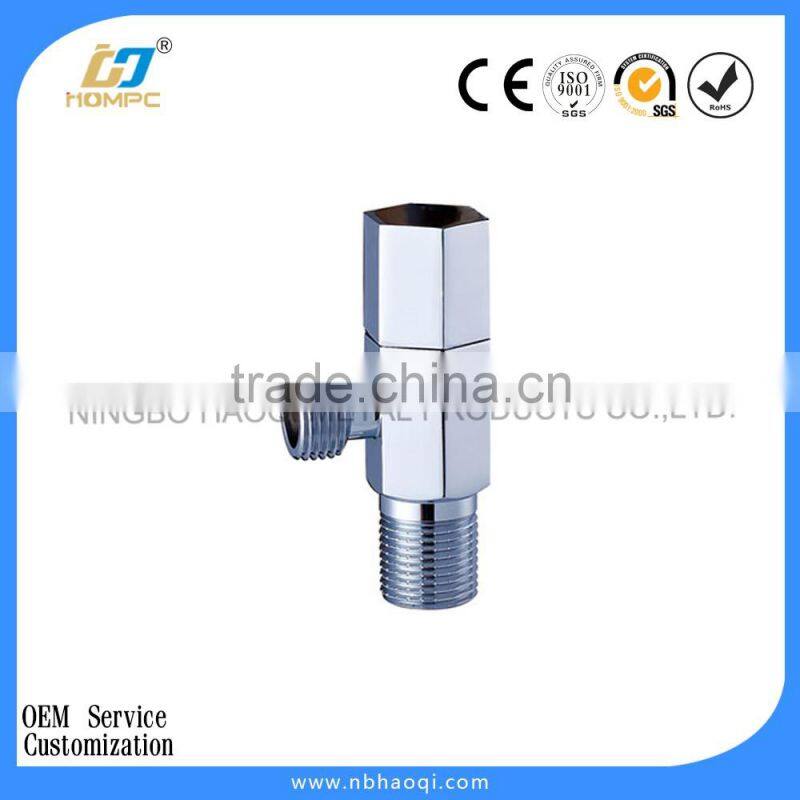 Brass Yellow color water best stop angle valve